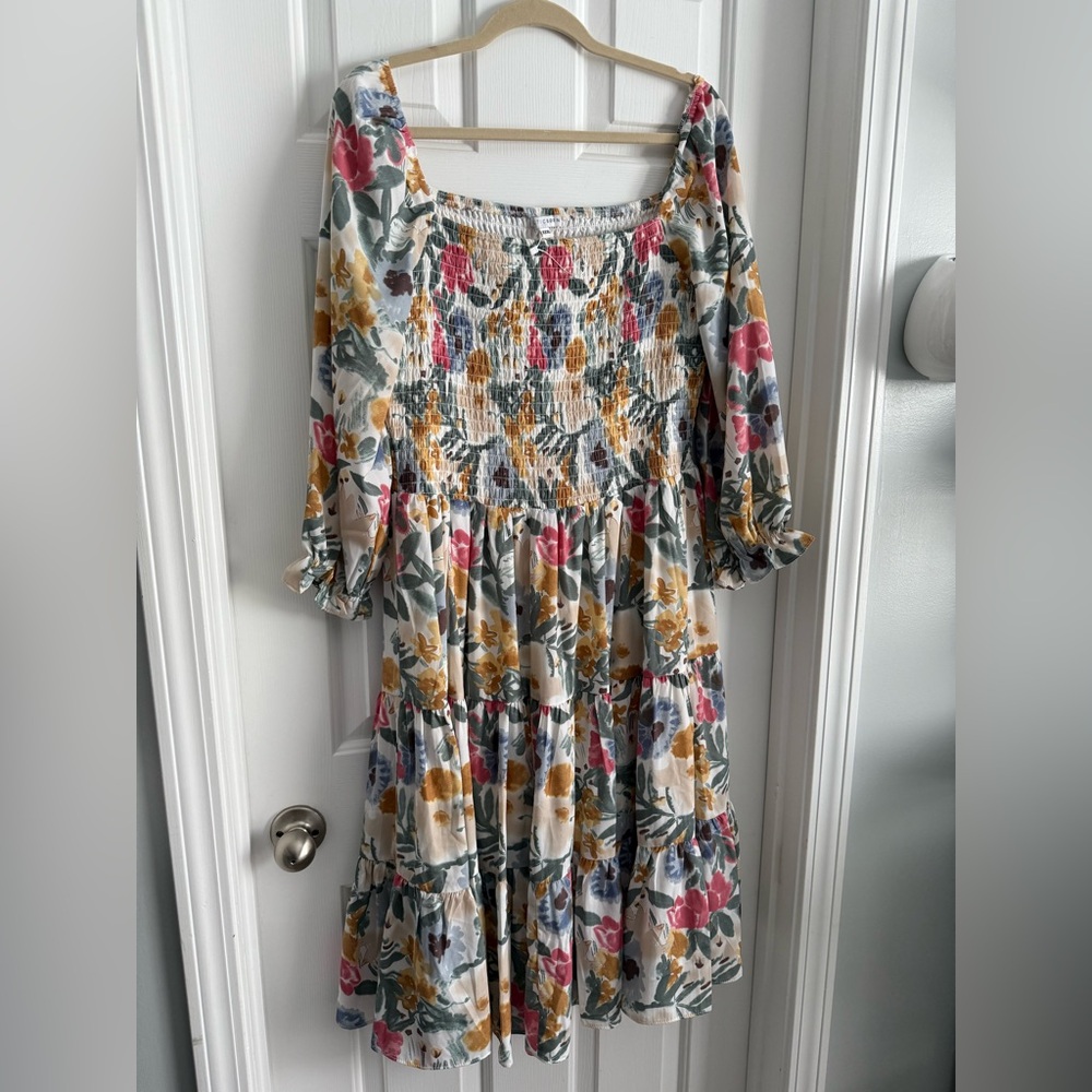 Baltic Born Marta floral midi dress